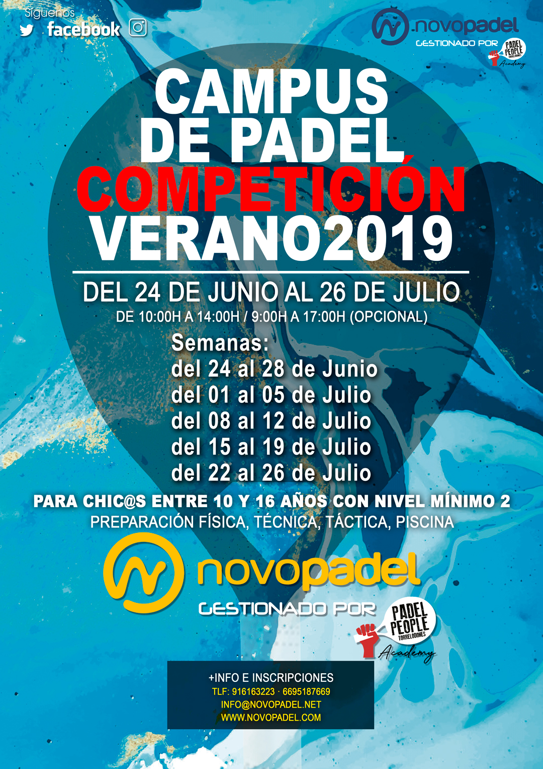 CAMPUS DE VERANO COMPETICIÓN 2019